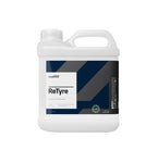 CarPro ReTyre 1 Gallon - was designed from the ground up specifically for the easy cleansing of tires from accumulated tire dressings, road film, and browning antioxidants. It provides a sparkling clean new tire look and prepares the surface to apply your favorite tire sealant.