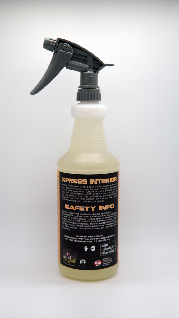 P&S Professional Detail Products - Xpress Interior Cleaner - Perfect for  Cleaning All Vehicle Interior Surfaces of Traffic Marks, Dirt, Grease, and